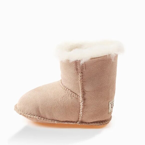 Ozwear UGG Baby Boots / Size Large 1 - 2 Years Sand Sheepskin - Picture 3 of 8